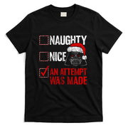Star Wars Christmas Darth Vader Naughty or Nice Checklist T-Shirt