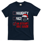 Star Wars Christmas Darth Vader Naughty or Nice Checklist T-Shirt