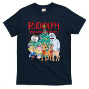 Funny Cute Rudolph The Red Nosed Reindeer Christmas Tree T-Shirt
