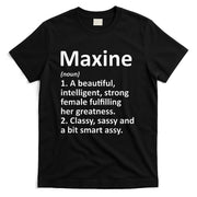 MAXINE Definition Personalized Name Funny Christmas Gift T-Shirt