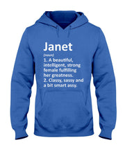 JANET Definition Personalized Name Funny Christmas Gift T-Shirt