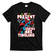 Marvel Spider-Man Present Senses Tingling Christmas T-Shirt