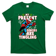 Marvel Spider-Man Present Senses Tingling Christmas T-Shirt