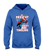 Marvel Spider-Man Present Senses Tingling Christmas T-Shirt