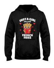 Just A Girl Who Loves French Fries French Fries Lover T-Shirt