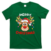 Merry Christmas Reindeer Xmas Family Men Women T-Shirt