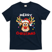 Merry Christmas Reindeer Xmas Family Men Women T-Shirt