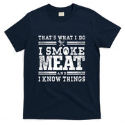 Funny Pitmaster I Smoke Meat BBQ Smoker Grill Gift T-Shirt