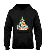 SeaShells Christmas Tree Ocean Water Starfish Beach Xmas T-Shirt