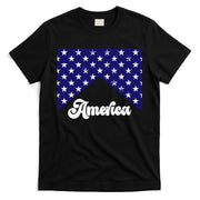 4th Of July Independence Day America Retro Pattern T-Shirt