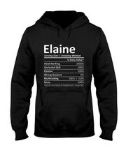 ELAINE Nutrition Personalized Name Funny Christmas Gift Idea T-Shirt