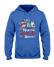 Making Spirits Bright Funny Retro Ghost Christmas Costumes T-Shirt