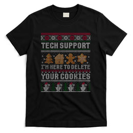 Funny Christmas Tech Support Shirt Computer Programmer Gift T-Shirt