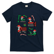 Kids Christmas Construction Vehicles Truck Xmas Boys Kids Toddler T-Shirt