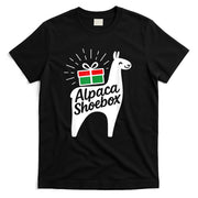 Alpaca Shoebox Christmas Child Giving T-Shirt