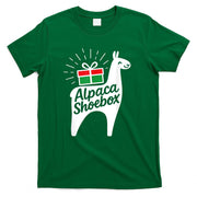 Alpaca Shoebox Christmas Child Giving T-Shirt
