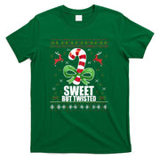Sweet But Twisted Funny Candy Cane Ugly Christmas Sweater T-Shirt