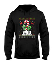 Sweet But Twisted Funny Candy Cane Ugly Christmas Sweater T-Shirt