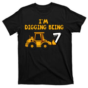 7th Birthday I'm Digging Being Seven T-Shirt