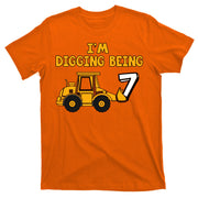 7th Birthday I'm Digging Being Seven T-Shirt