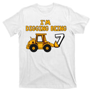 7th Birthday I'm Digging Being Seven T-Shirt