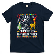 Its Too Hot For Ugly Christmas Sweaters Giraffe Lover T-Shirt