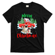 Merry Christmas Santa Pug And Truck Dog Gift T-Shirt for Men Women Kids