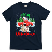 Merry Christmas Santa Pug And Truck Dog Gift T-Shirt for Men Women Kids