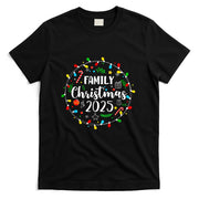 Family Christmas 2025 Light Matching Family Xmas Costume T-Shirt