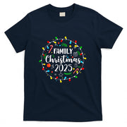 Family Christmas 2025 Light Matching Family Xmas Costume T-Shirt
