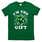 Im the gift - Funny Ugly Christmas Sweater - Xmas Bow T-Shirt