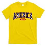America 1776 Retro 4th Of July Independence Day  T-Shirt