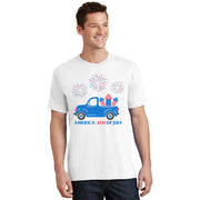 America 4th Of July Firework Truck T-Shirt