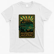 Alligator Alcatraz Art Deco T-Shirt
