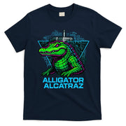 Alligator Alcatraz Neon Cityscape T-Shirt