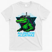 Alligator Alcatraz Neon Cityscape T-Shirt