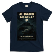 Alligator Alcatraz The Reptilian Fortress Movie Poster T-Shirt