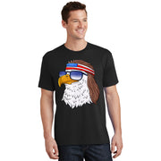 American Bald Eagle Mullet 4th Of July Funny USA Patriotic T-Shirt