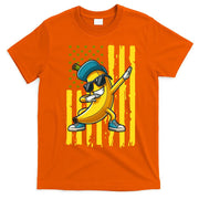 American Banana Retro USA Flag Dabbing Bananas T-Shirt