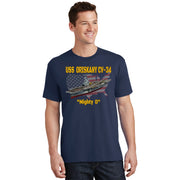 Aircraft Carrier USS Oriskany CV-34 Veteran Day Father Day Premium T-Shirt