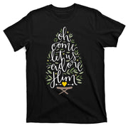 Adore Him Baby Jesus Christmas T-Shirt