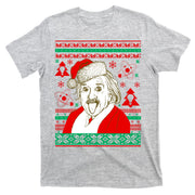 Albert Einstein Ugly Christmas Sweater T-Shirt