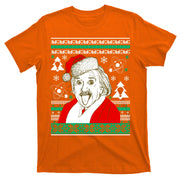 Albert Einstein Ugly Christmas Sweater T-Shirt