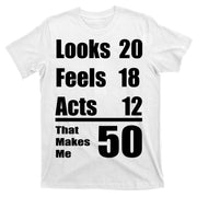 Funny 50th Birthday Fifty Years T-Shirt