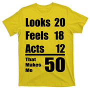 Funny 50th Birthday Fifty Years T-Shirt