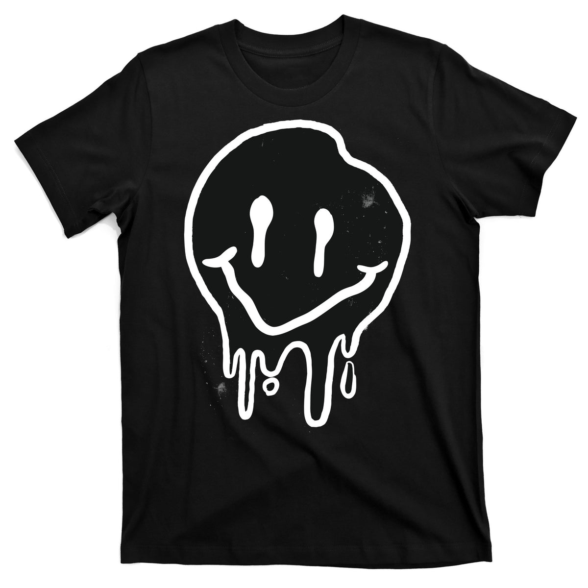BLACK LAYERED SMILE TEE main image 1