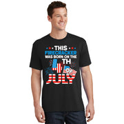 This Firecracker Born On 4th Of July Patriotic Birthday T-Shirt