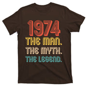The Man The Myth The Legend 1974 50th Birthday T-Shirt