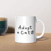 Adopt a Cat Coffee Mug