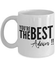 Advisor mug Best Advisor Advisor gift Advisor  gift for advisor counselor ceramic coffee mug